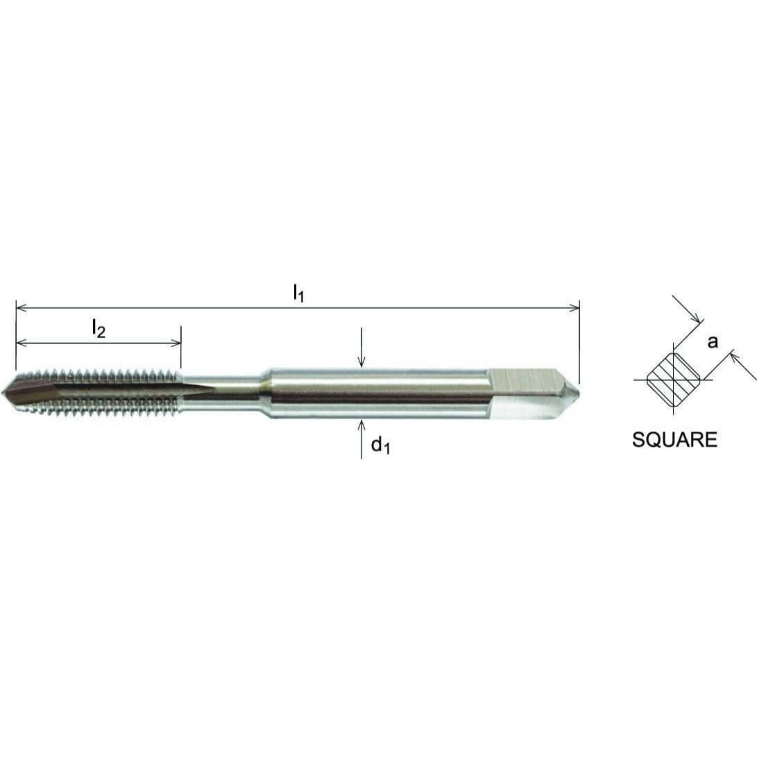 Somta Series 546 - HSS Spiral Flute Tap UNC 3/8" (Standard) - Twin Eagle Imports