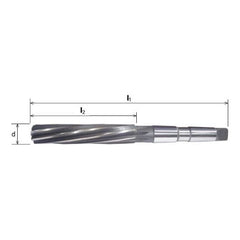 Somta Series 711 – HSS No.3 Morse Taper Parallel Machine Reamers 26mm - Twin Eagle Imports
