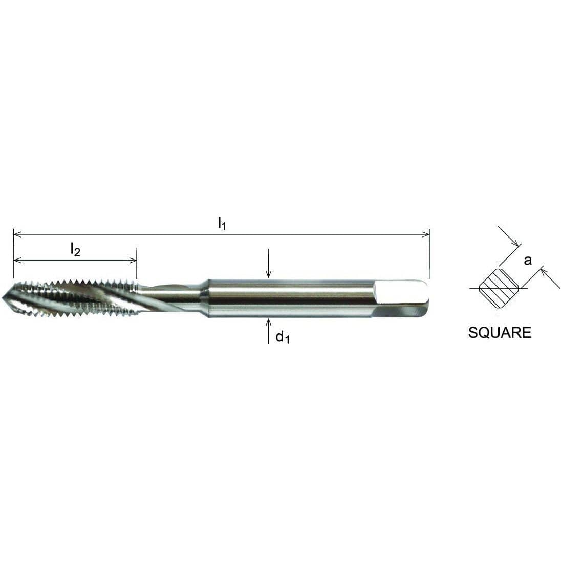 SOMTA Taps & Dies Somta Series 509 - HSSE-V Spiral Flute Metric Tap M10 X 1.5 (Standard)