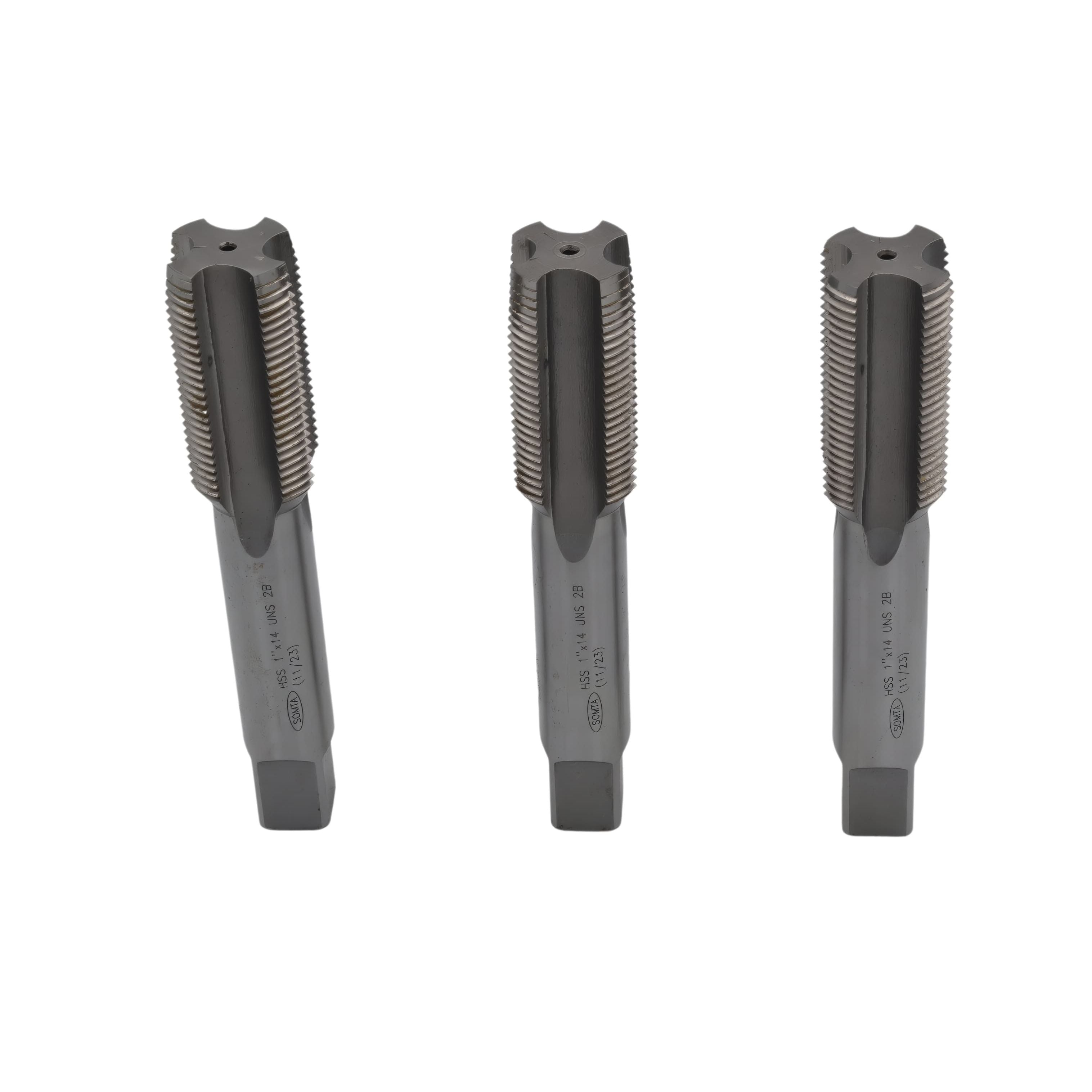 SOMTA TAPS Somta Series 5A3 – 1" x 14 UNS HSS Tap Set 3 Piece (Taper, Intermediate & Bottoming)