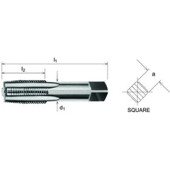 SOMTA TAPS Somta Series 907 – 1/2" BSPF Carbon Steel Bottom Tap