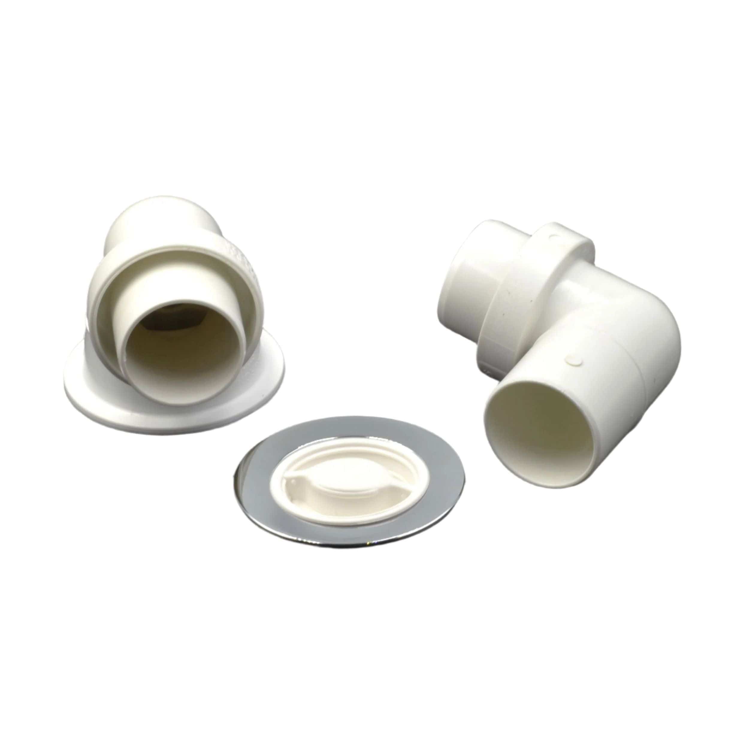 Tacron Industries Drain Waste Flexible Plumbdinger - Chrome Plated Brass Plug 40mm