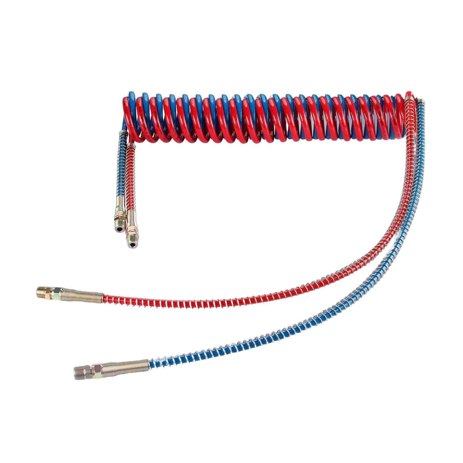 TEI Air Hose PA12 Type B 15 FT Long Tail Air Brake Suzi Coil