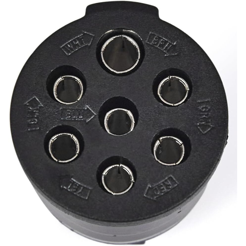 TEI Truck Electrical x2 Heavy-Duty 7-Pin Trailer-Side Wiring Harness Connector – 200mm Length