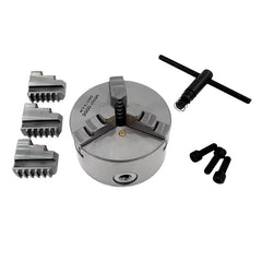 Twin Eagle Imports ACCESSORIES K11-100 3-Jaw 100mm Self-Centering Manual Lathe Chuck