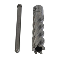 Twin Eagle Imports Annular Cutter 20 x 75mm D.O.C HSS Weldon Shank Annular Cutter with Pilot Pin