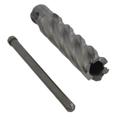 Twin Eagle Imports Annular Cutter 22 x 75mm D.O.C HSS Weldon Shank Annular Cutter with Pilot Pin