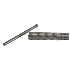 Twin Eagle Imports Annular Cutter 22 x 75mm D.O.C HSS Weldon Shank Annular Cutter with Pilot Pin