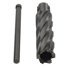 Twin Eagle Imports Annular Cutter 24 x 75mm D.O.C HSS Weldon Shank Annular Cutter with Pilot Pin