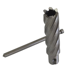 Twin Eagle Imports Annular Cutter 25 x 75mm D.O.C HSS Weldon Shank Annular Cutter with Pilot Pin