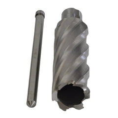 Twin Eagle Imports Annular Cutter 30 x 75mm D.O.C HSS Weldon Shank Annular Cutter with Pilot Pin