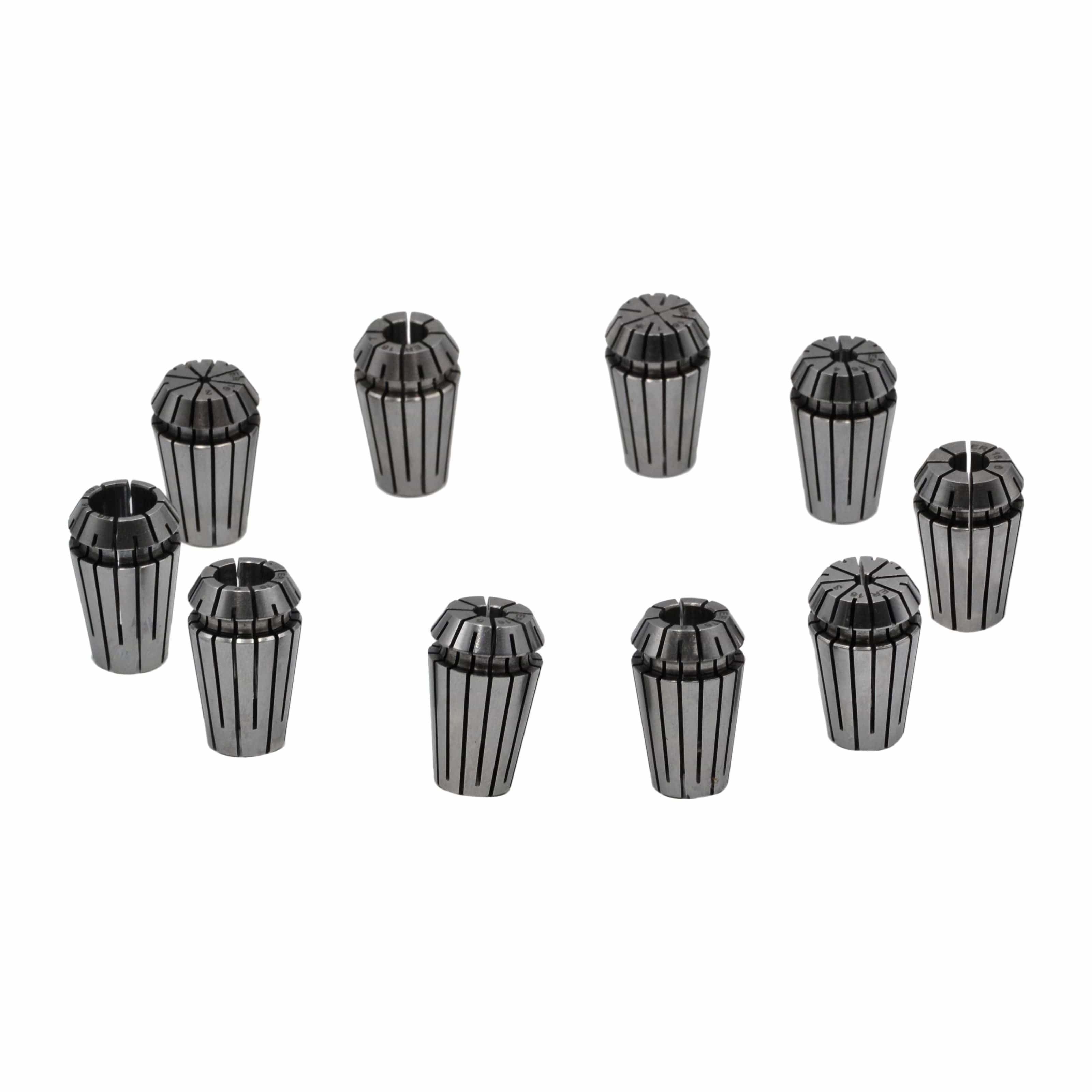 Twin Eagle Imports Collet Kit 10 Pc ER 16 Spring Collet set 1 - 10 mm