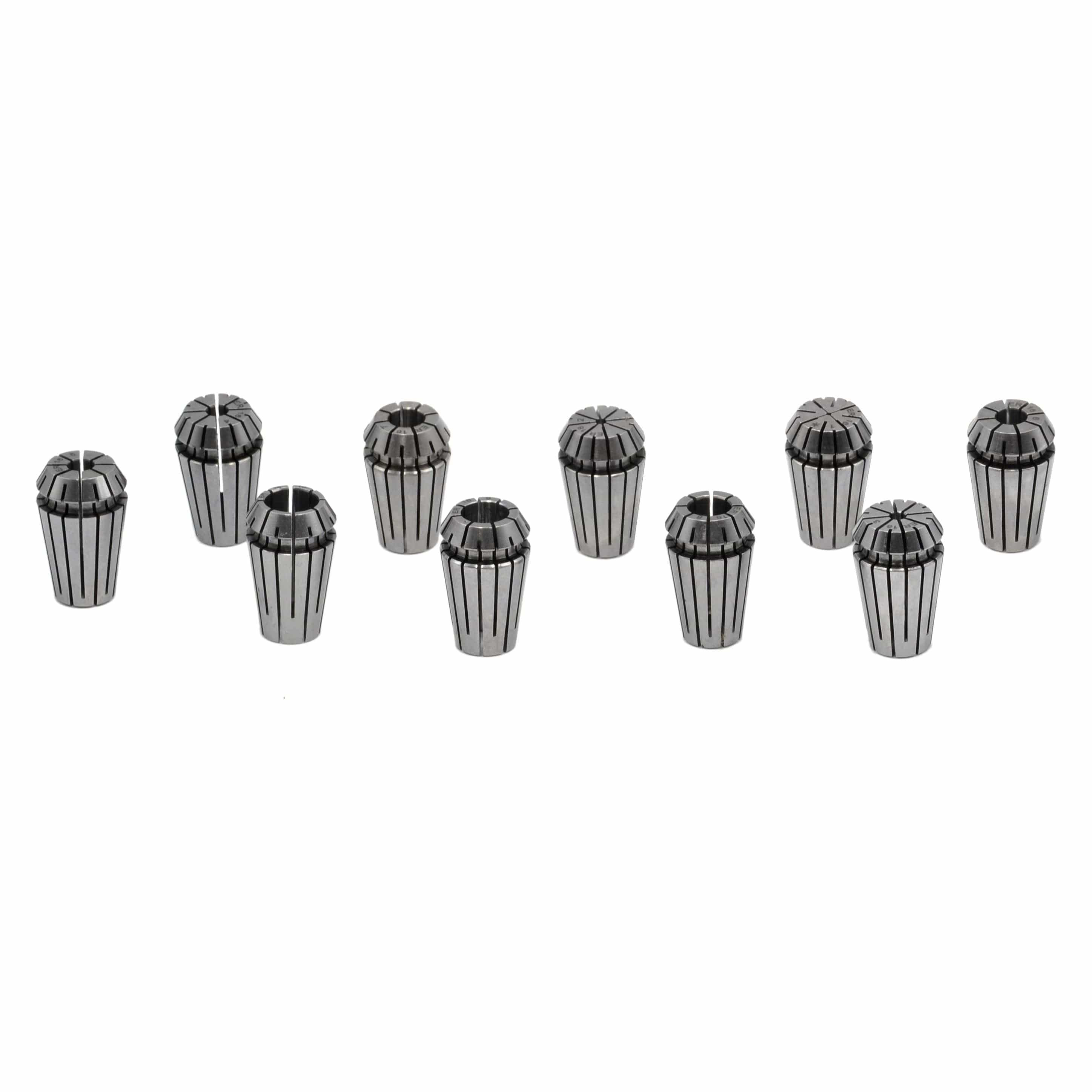 Twin Eagle Imports Collet Kit 10 Pc ER 16 Spring Collet set 1 - 10 mm