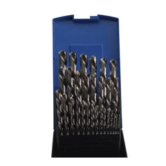 Twin Eagle Imports Drill Bits Left Hand Cobalt Drill Bit Set – 29 Piece (1/16"–1/2") – 135° Split Point