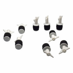 Twin Eagle Imports Expanding Plumbing Plug 9x Nylon Mechanical Pipe Test Plug Bung No Bypass 21mm to 34mm