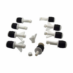 Twin Eagle Imports Expanding Plumbing Plug 9x Nylon Mechanical Pipe Test Plug Bung with 10mm Bypass 23mm to 32mm