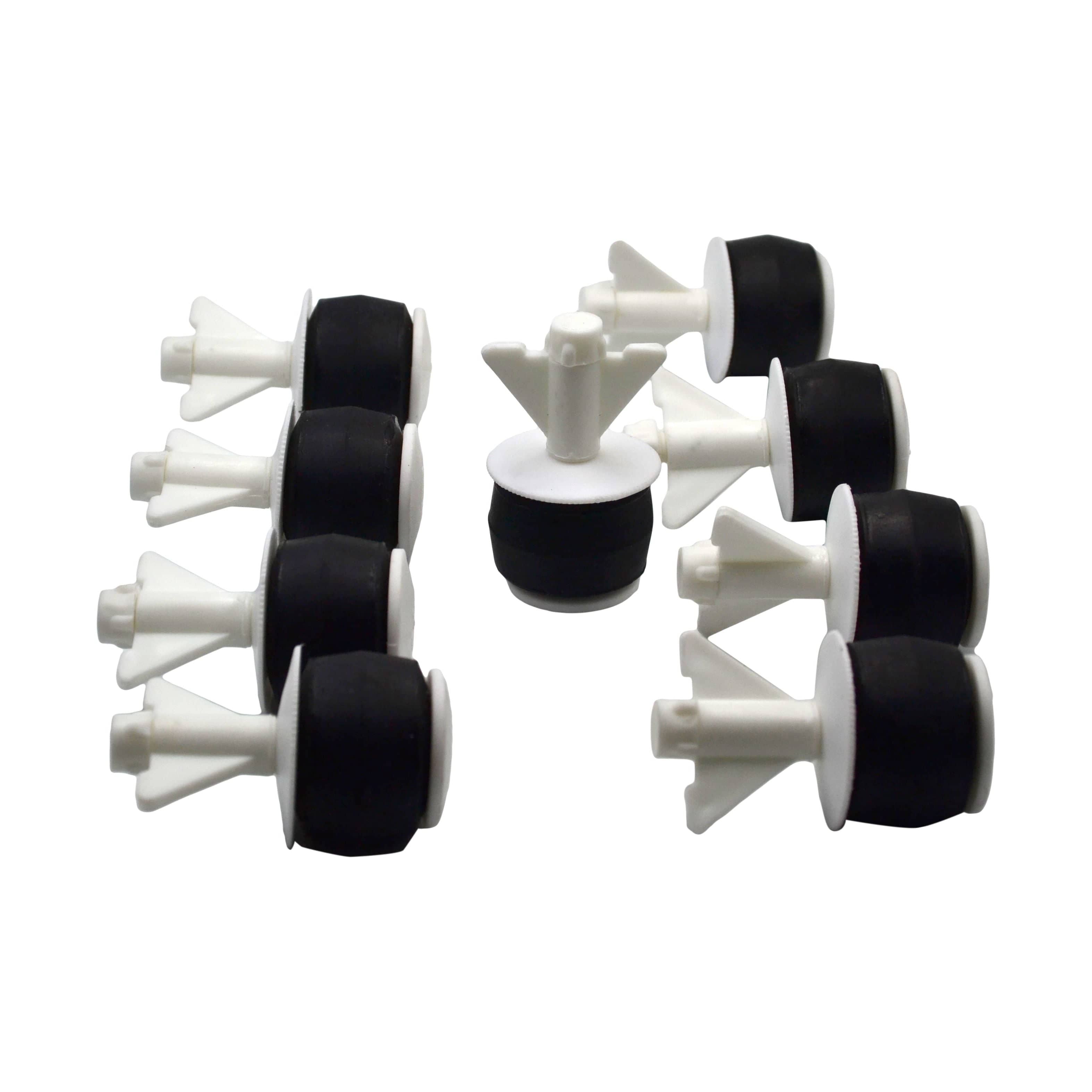 Twin Eagle Imports Expanding Plumbing Plug 9x Nylon Mechanical Pipe Test Plug Bung with 10mm Bypass 36mm to 45mm