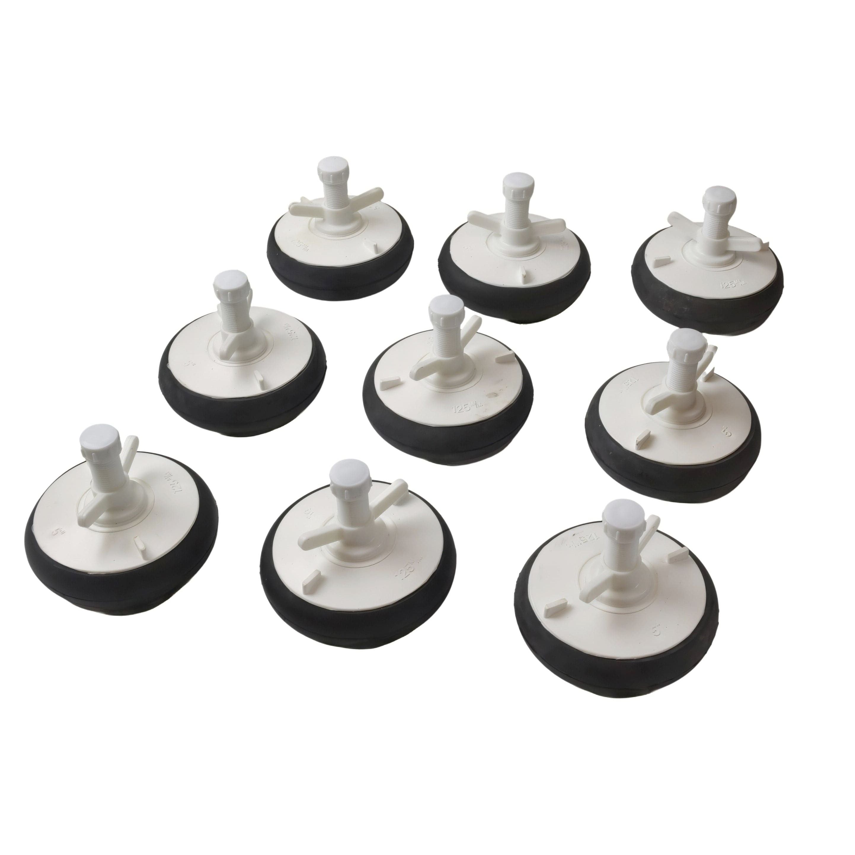 Twin Eagle Imports Expanding Plumbing Plug 9x Nylon Mechanical Pipe Test plug bung with 13mm bypass 119mm to 142mm
