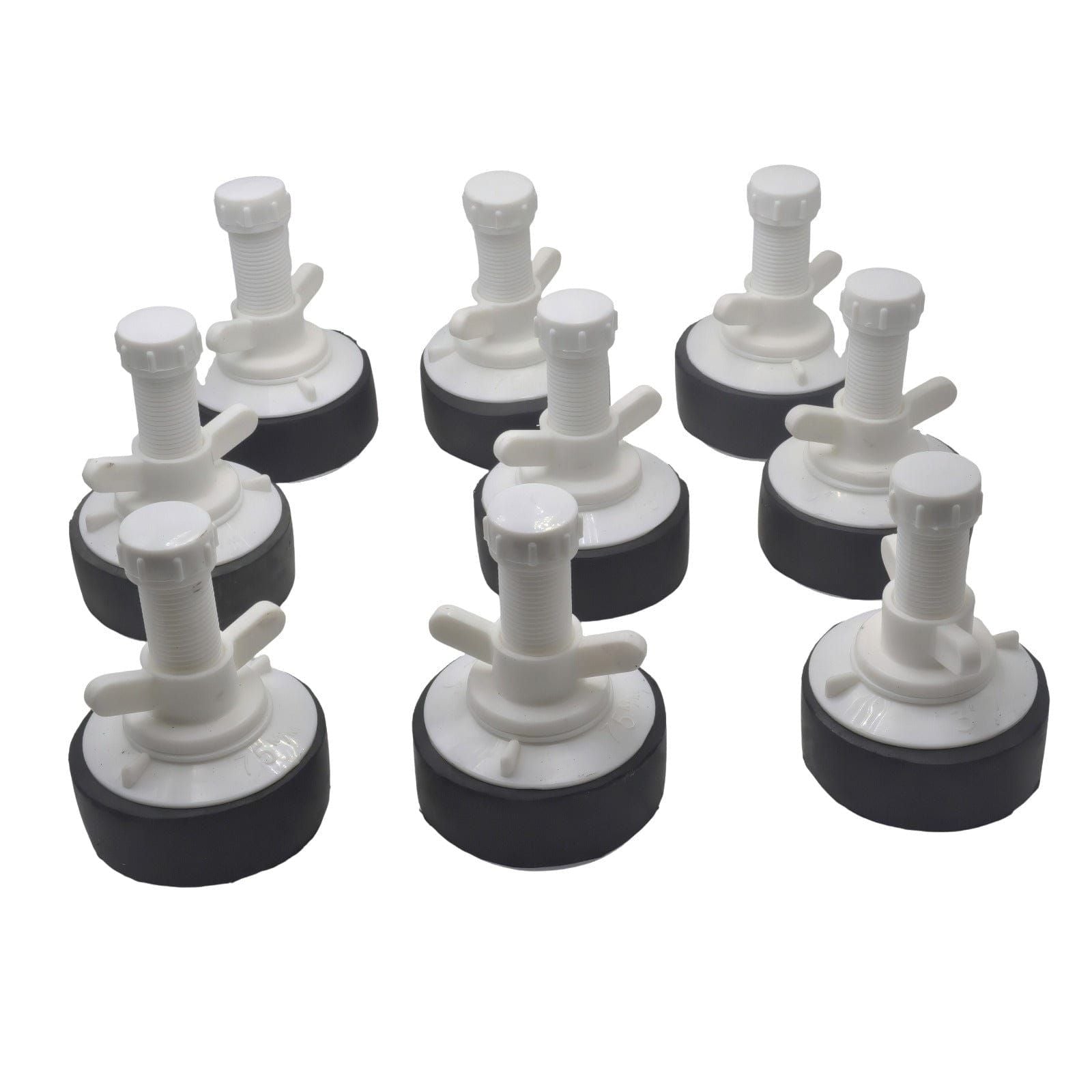 Twin Eagle Imports Expanding Plumbing Plug 9x Nylon Mechanical Pipe Test plug bung with 13mm bypass 73mm to 88mm