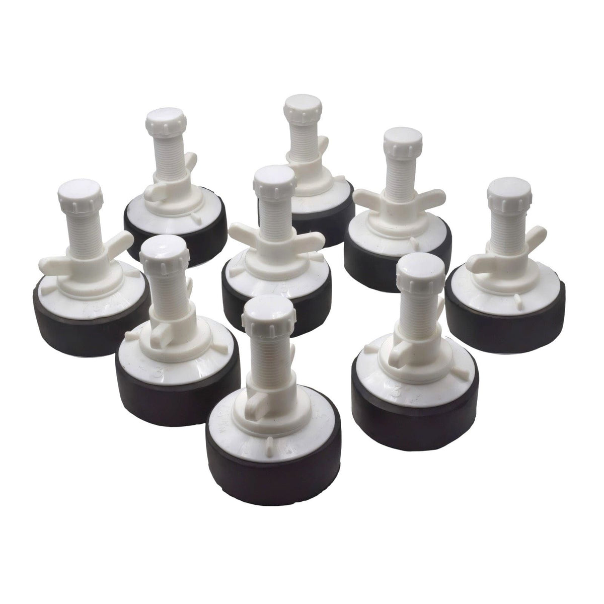 Twin Eagle Imports Expanding Plumbing Plug 9x Nylon Mechanical Pipe Test plug bung with 13mm bypass 73mm to 88mm