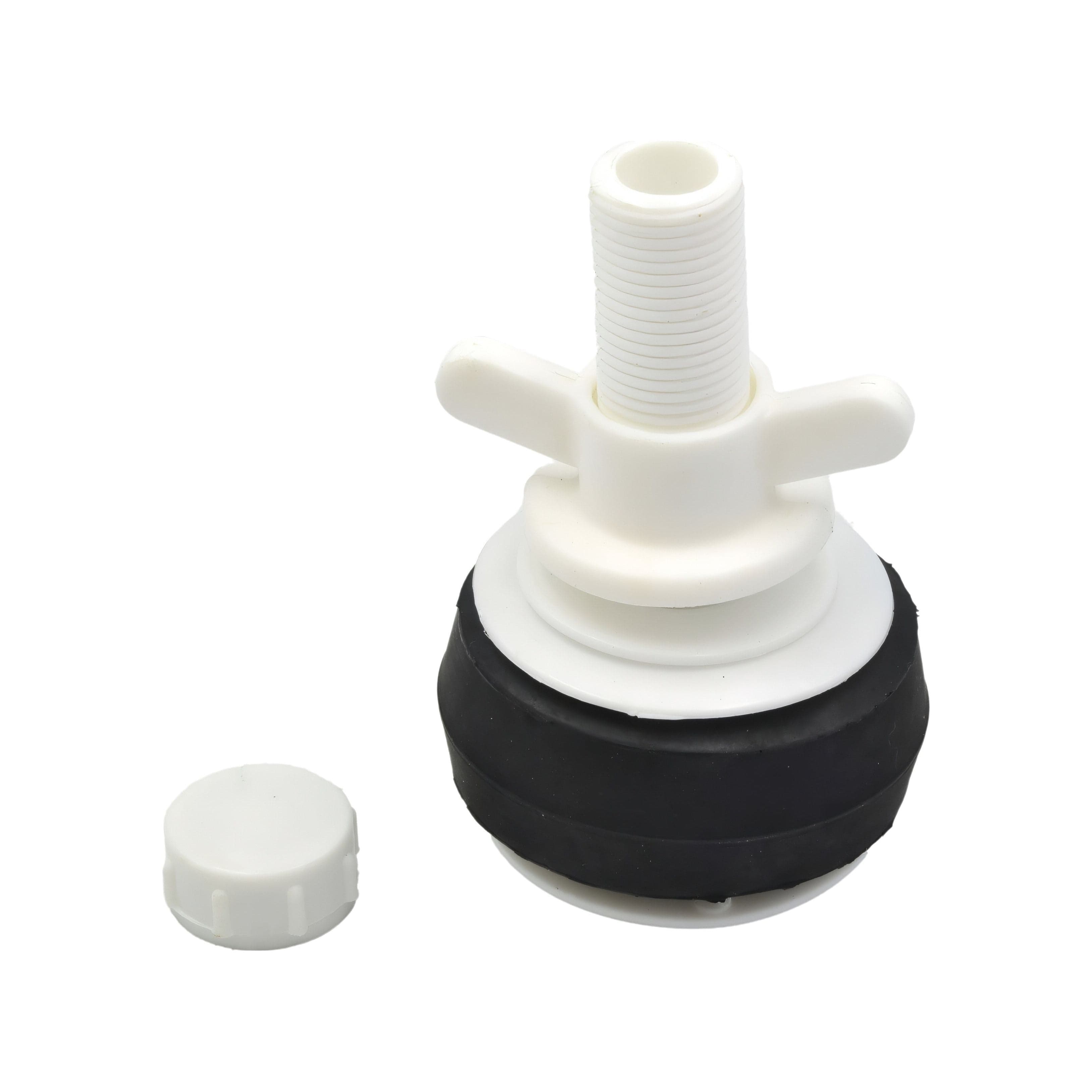 Twin Eagle Imports Expanding Plumbing Plug Nylon Mechanical Pipe Test plug bung with 13mm bypass 63mm to 76mm