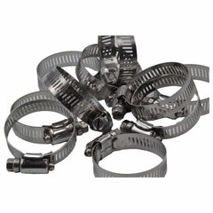 Twin Eagle Imports Grab Kits 10 Piece 304 Stainless Steel 21-44mm Worm Drive Hose Clamp