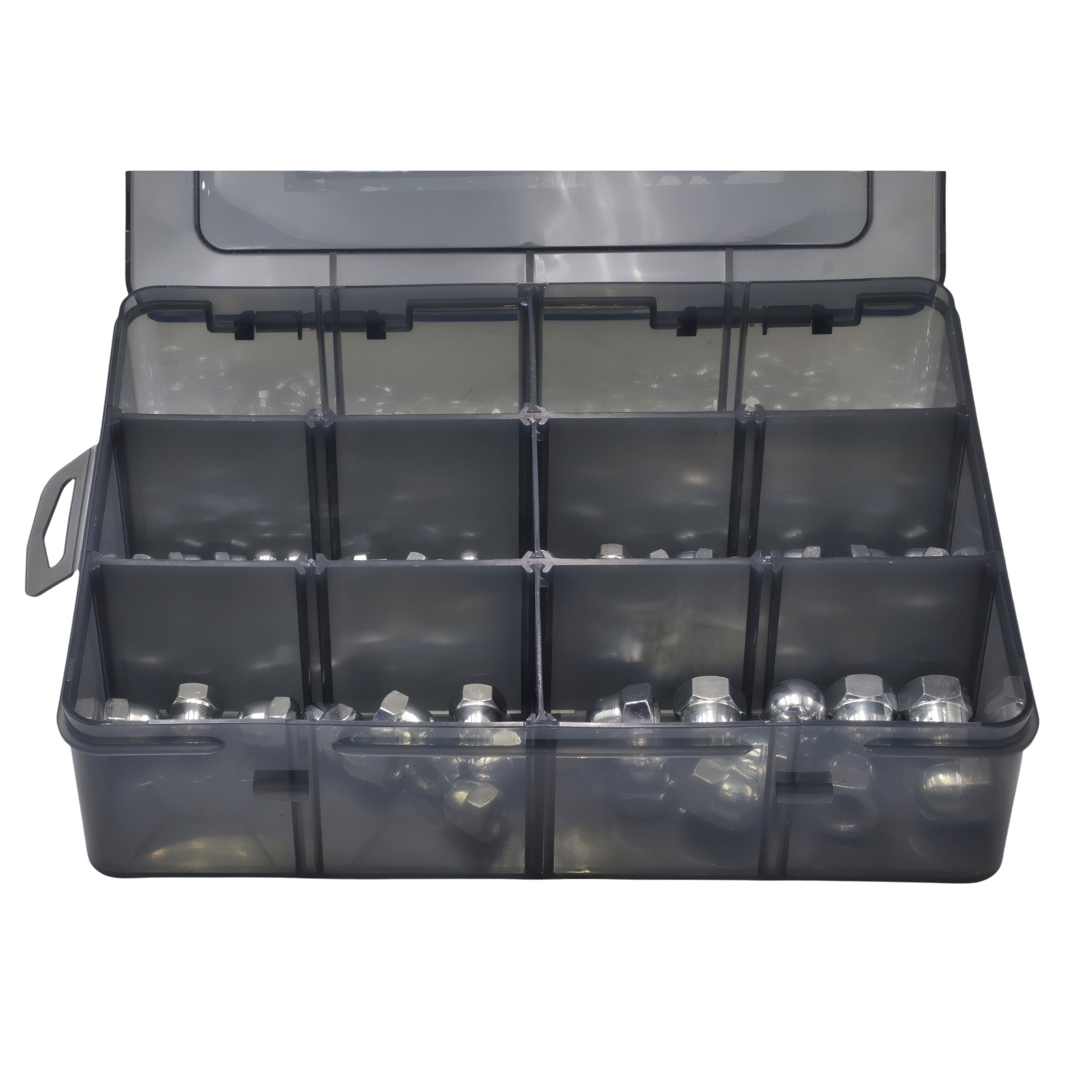 Twin Eagle Imports Grab Kits 170pc Metric Acorn Nut Carbon Steel Grab Kit Assortment