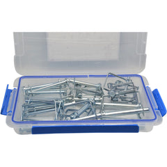 Twin Eagle Imports Grab Kits 24pc Metric Square Shaft Locking Lynch Pin clip grab kit assortment