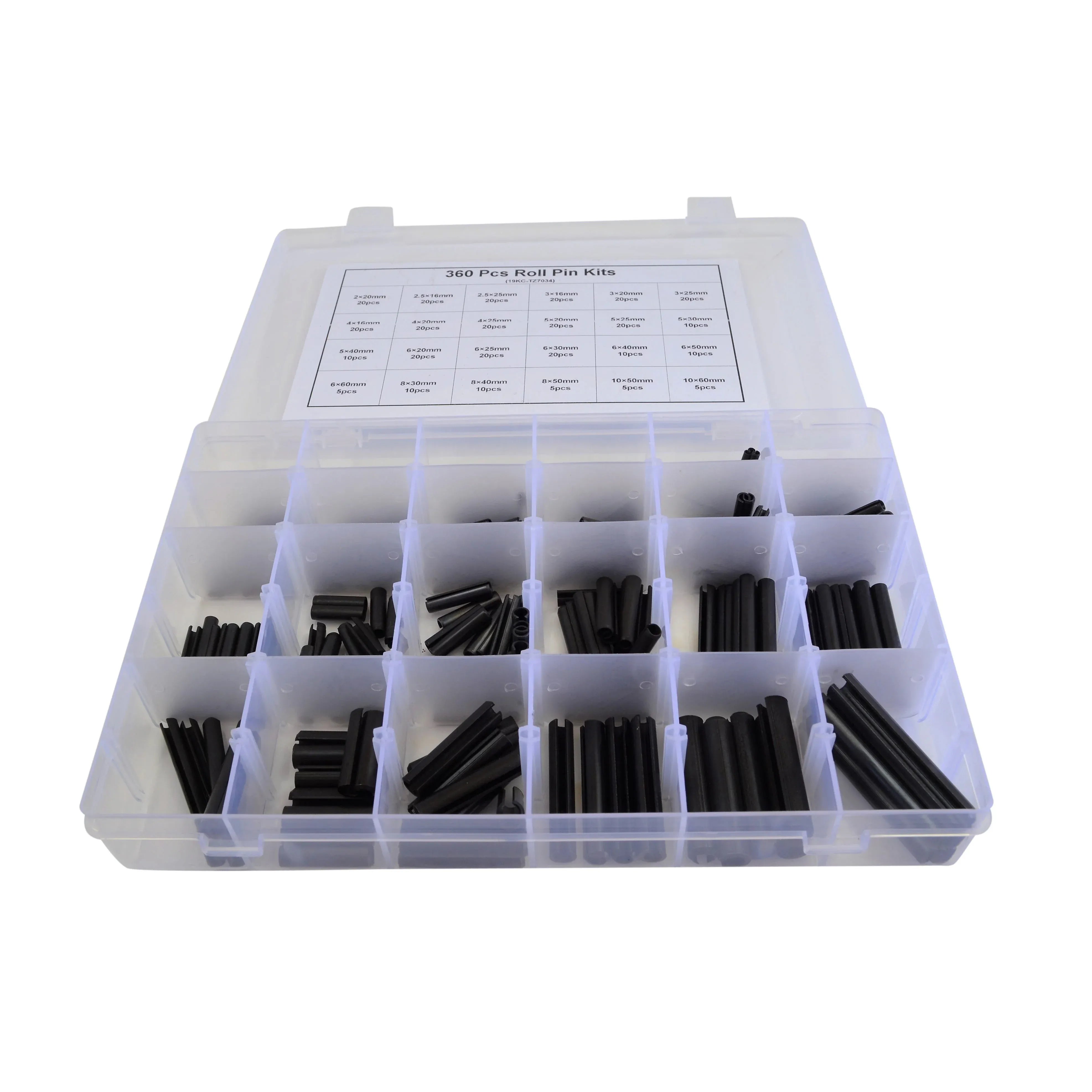 Twin Eagle Imports GRAB KITS 360 Piece Metric Roll Pin Grab Kit Assortment
