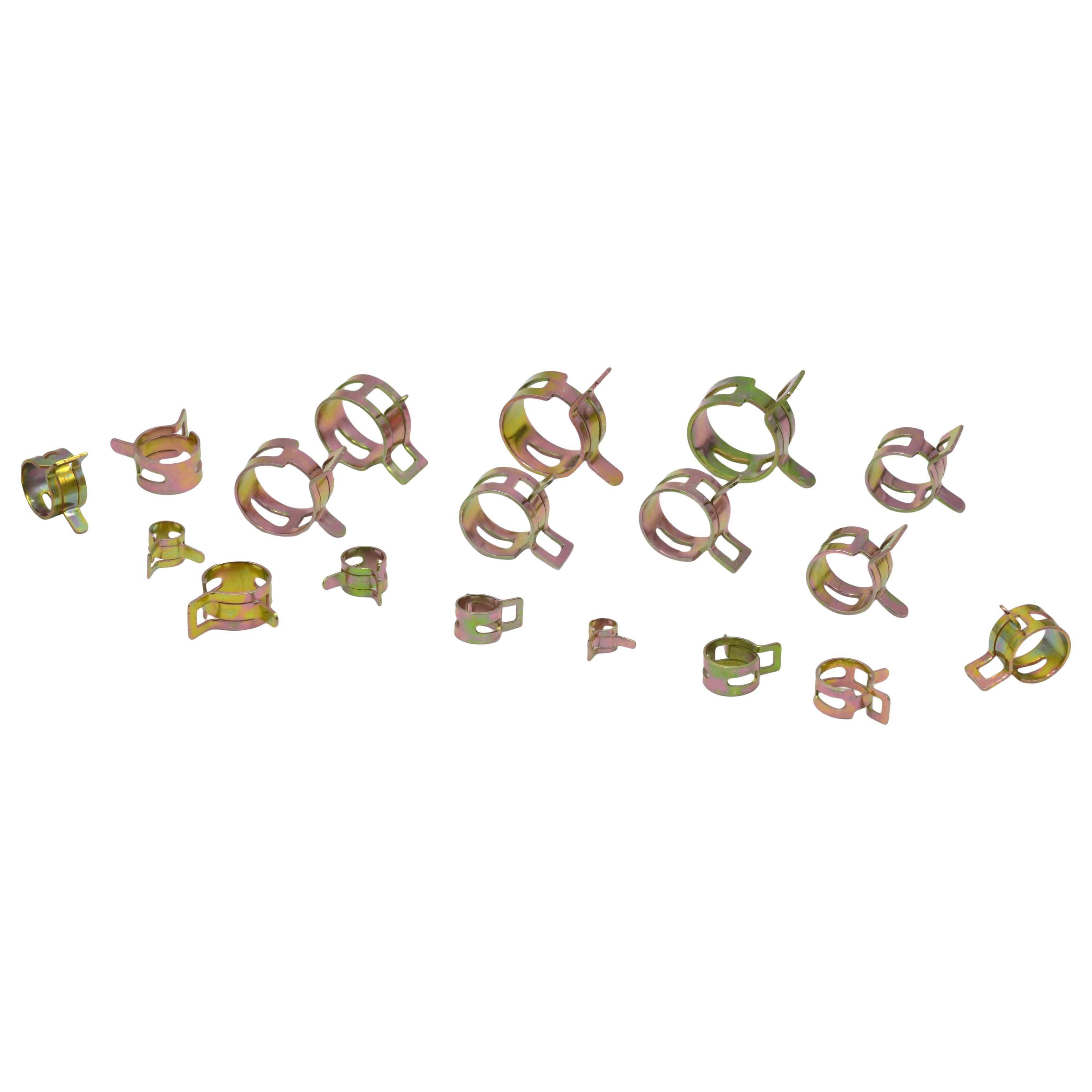 Twin Eagle Imports Grab Kits 422 pc High Tension Spring Hose Clamp Grab Kit Assortment