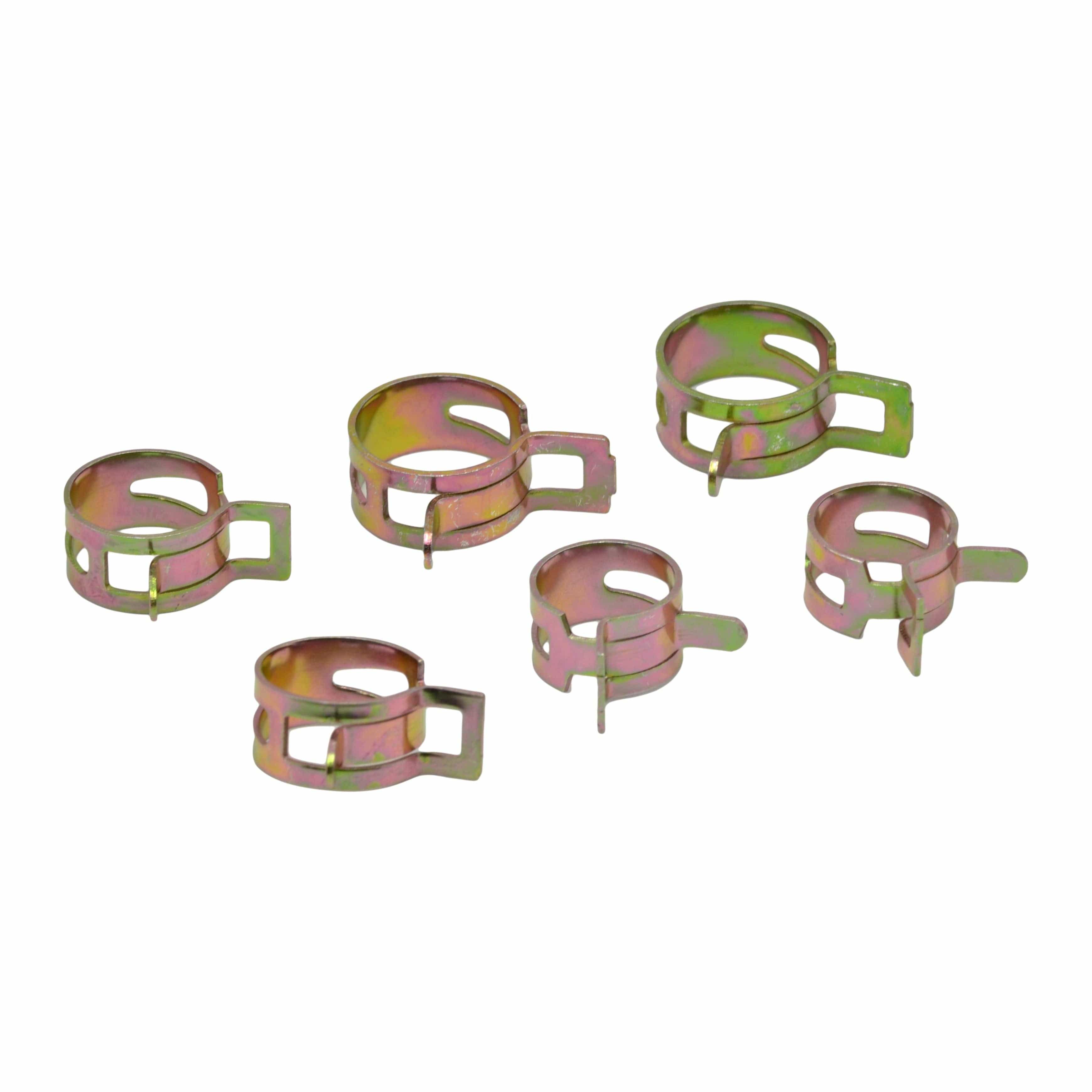 Twin Eagle Imports Grab Kits 422 pc High Tension Spring Hose Clamp Grab Kit Assortment