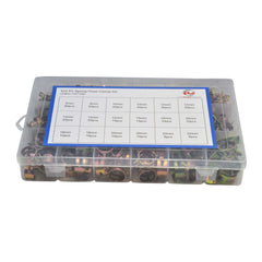 Twin Eagle Imports Grab Kits 422 pc High Tension Spring Hose Clamp Grab Kit Assortment