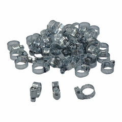 Twin Eagle Imports Grab Kits 50 Piece Zinc 6-15mm Worm Drive Hose Clamp