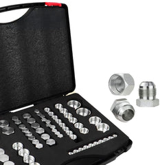 Twin Eagle Imports Grab Kits 64 Pcs 37 Degree JIC Cap and Plug Hydraulic Blanking Kit