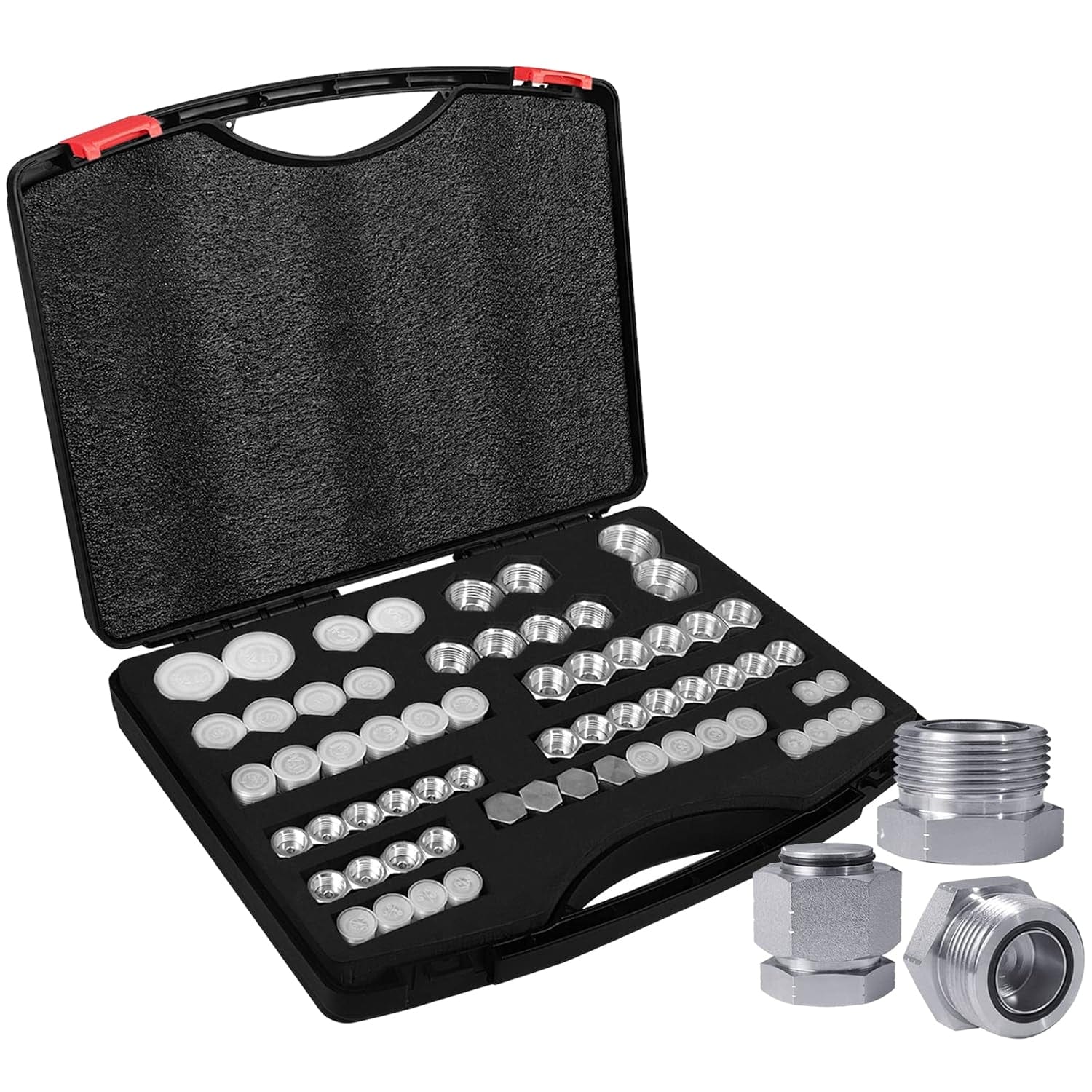 Twin Eagle Imports Grab Kits 64Pcs ORFS O-Ring Face Seal Hydraulic Blanking Kit