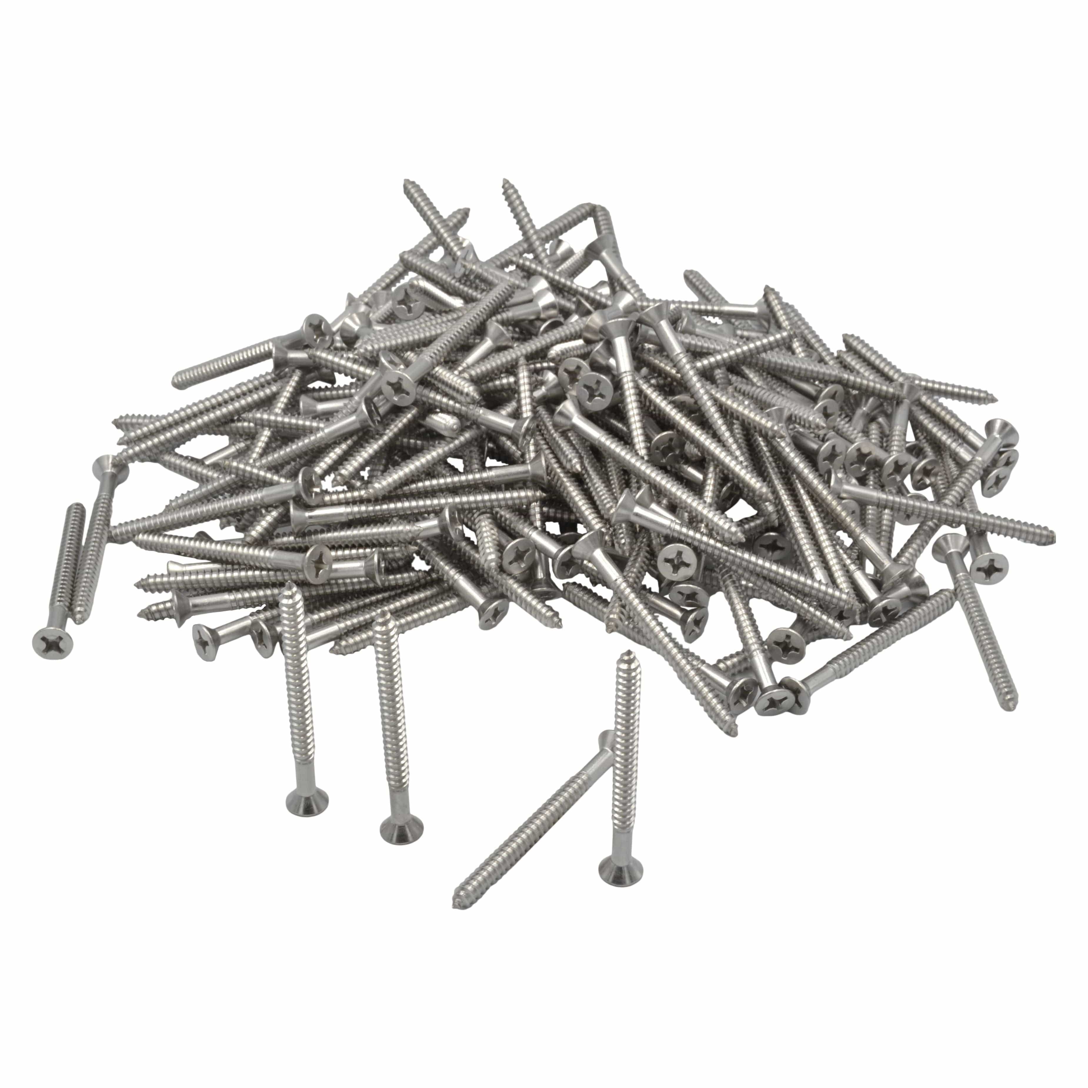 Twin Eagle Imports Grab Kits x500 304 Stainless Steel 12G x 63mm Wood Screws Grab Kit