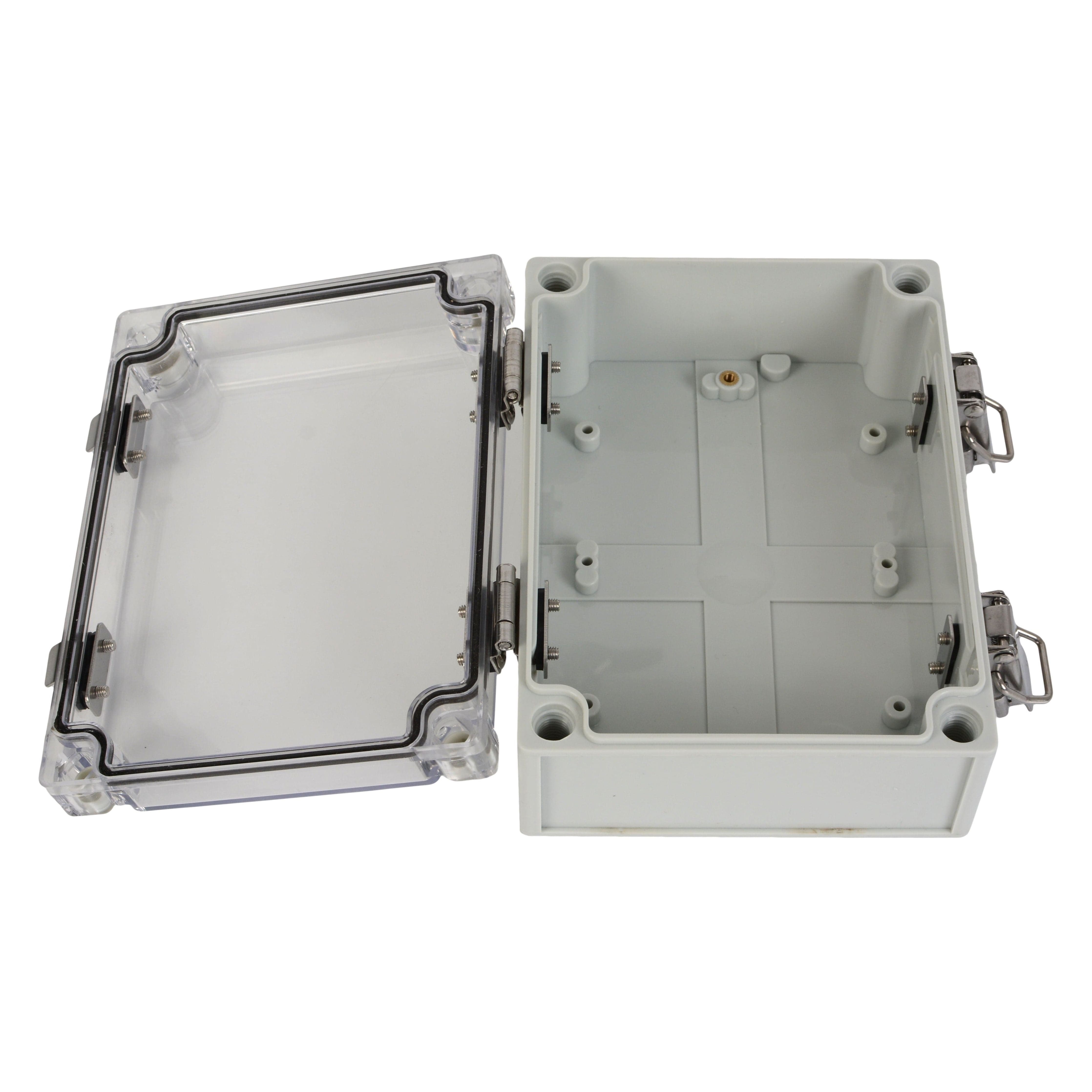 Twin Eagle Imports Junction Box ABS IP66 Clear Lid Hinge Junction Box 125 x 175 x 75mm