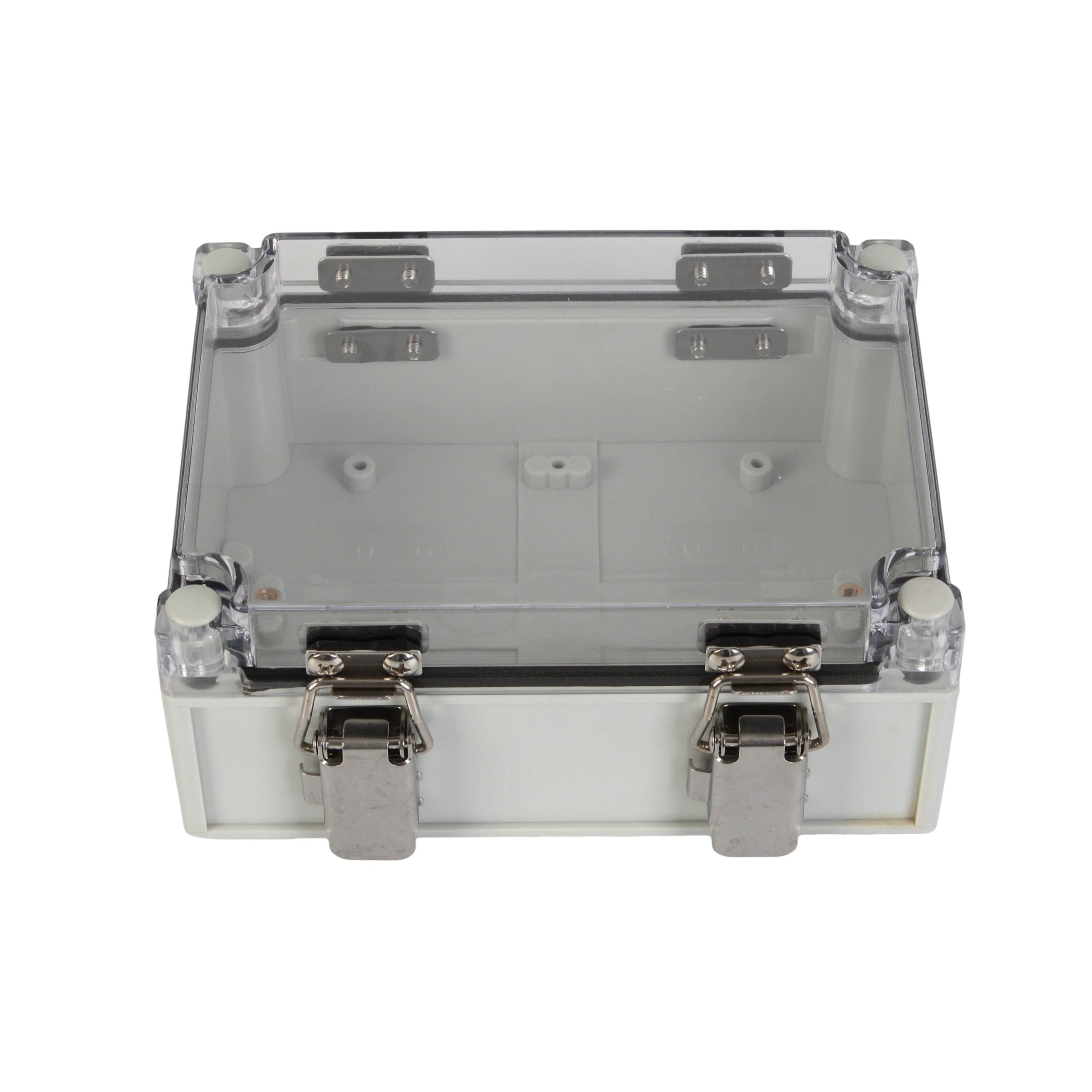 Twin Eagle Imports Junction Box ABS IP66 Clear Lid Hinge Junction Box 125 x 175 x 75mm