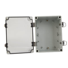 Twin Eagle Imports Junction Box ABS IP66 Clear Lid Hinge Junction Box 150 x 200 x 130mm