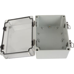 Twin Eagle Imports Junction Box ABS IP66 Clear Lid Hinge Junction Box 150 x 200 x 130mm