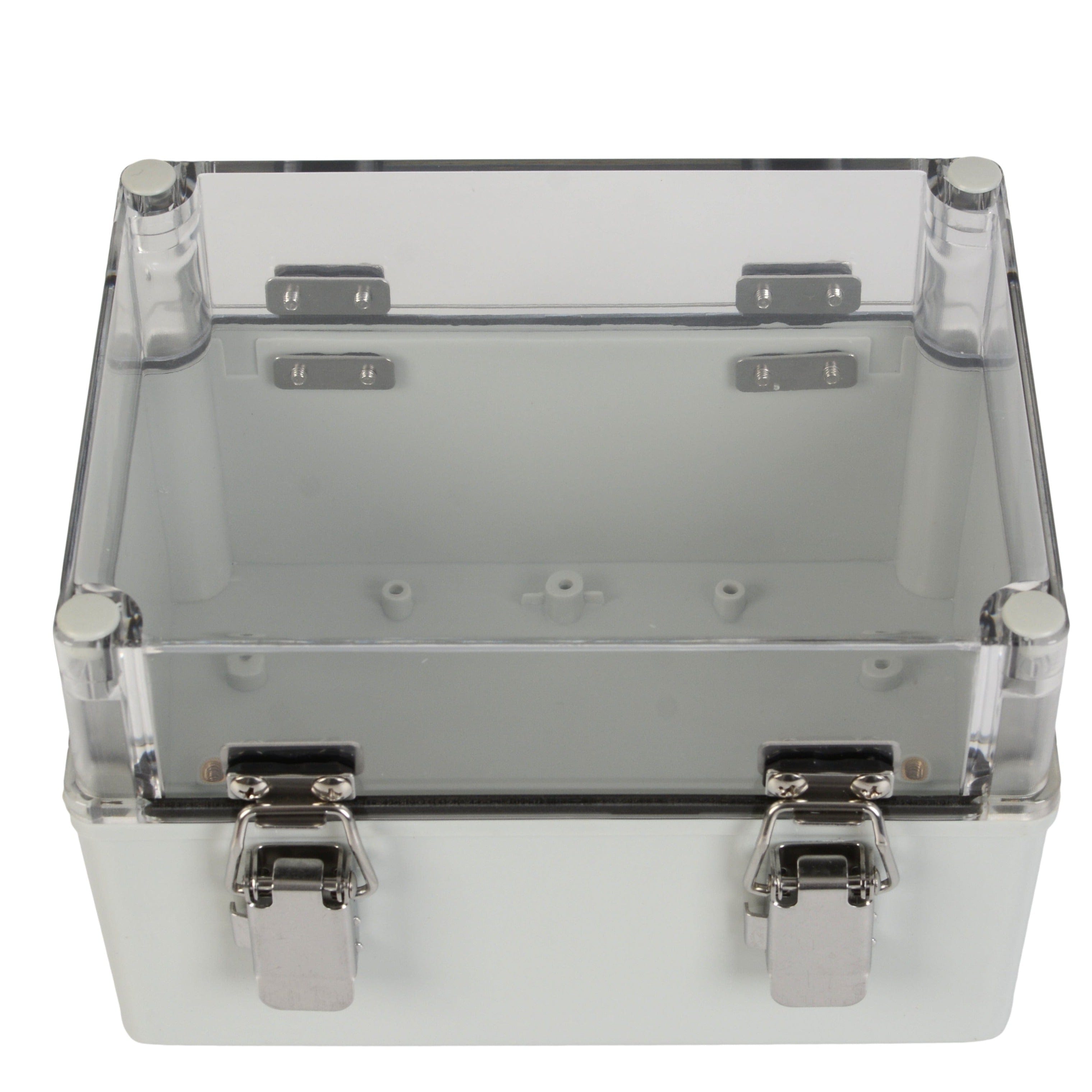 Twin Eagle Imports Junction Box ABS IP66 Clear Lid Hinge Junction Box 150 x 200 x 130mm