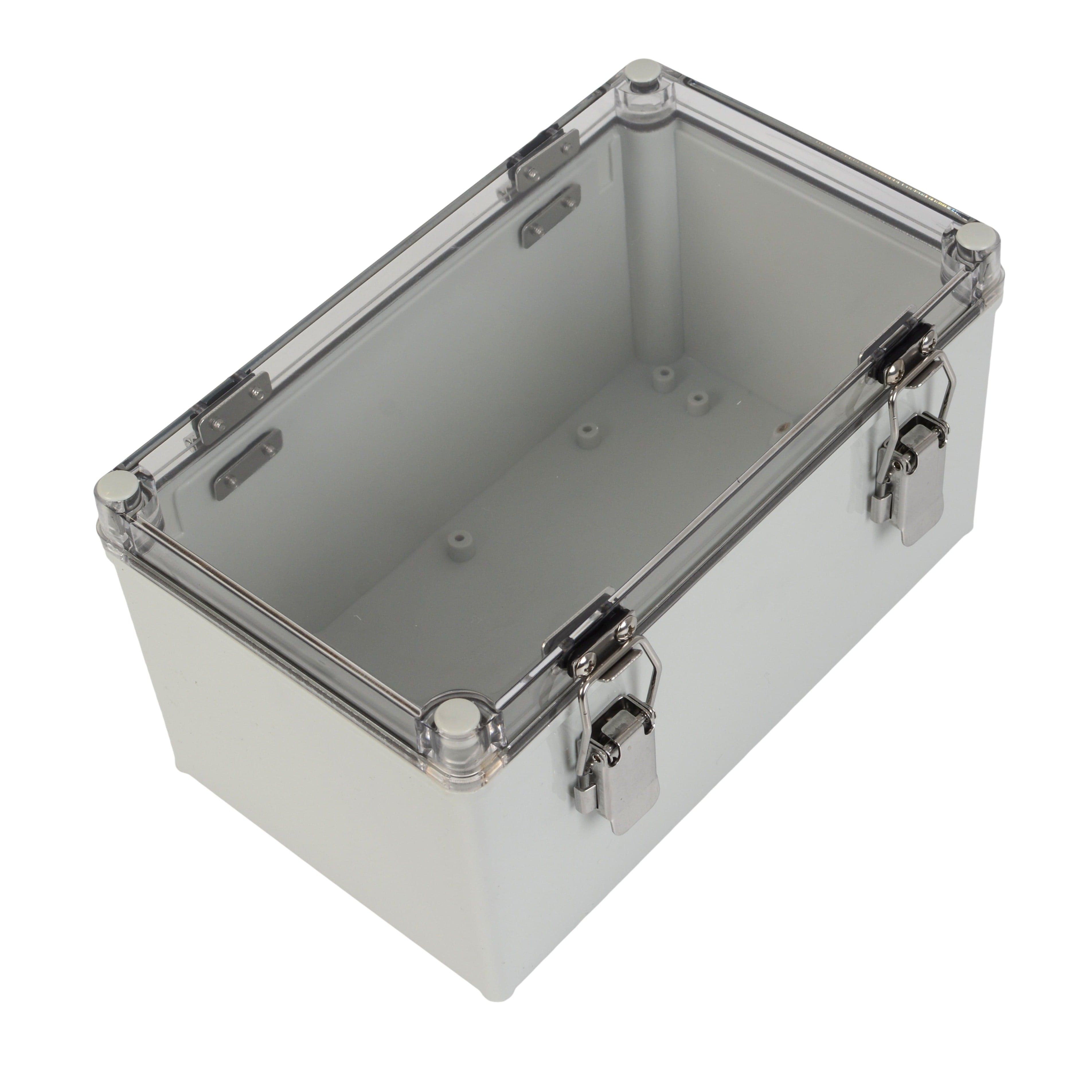 Twin Eagle Imports Junction Box ABS IP66 Clear Lid Hinge Junction Box 150 x 250 x 130mm