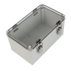 Twin Eagle Imports Junction Box ABS IP66 Clear Lid Hinge Junction Box 150 x 250 x 130mm