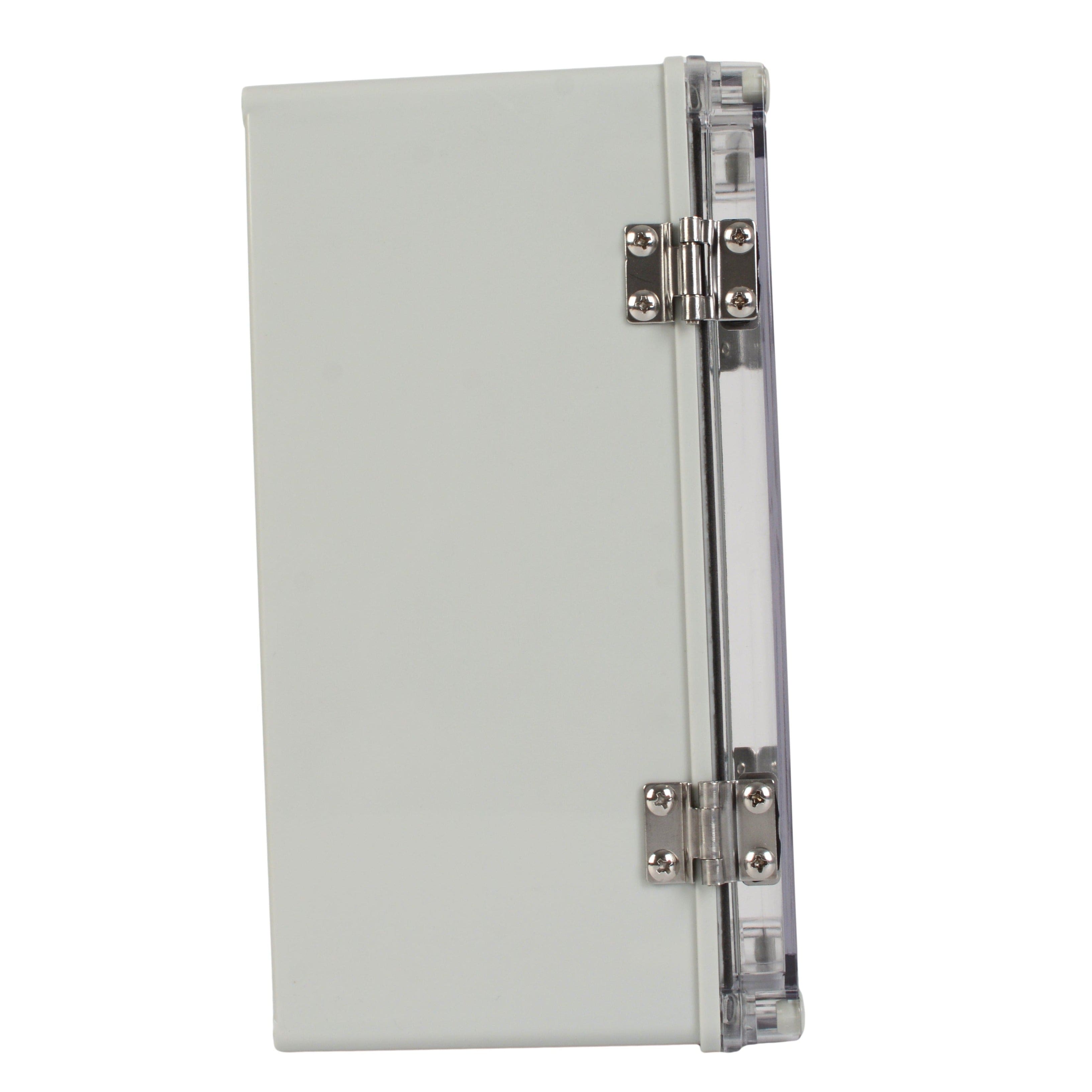 Twin Eagle Imports Junction Box ABS IP66 Clear Lid Hinge Junction Box 150 x 250 x 130mm