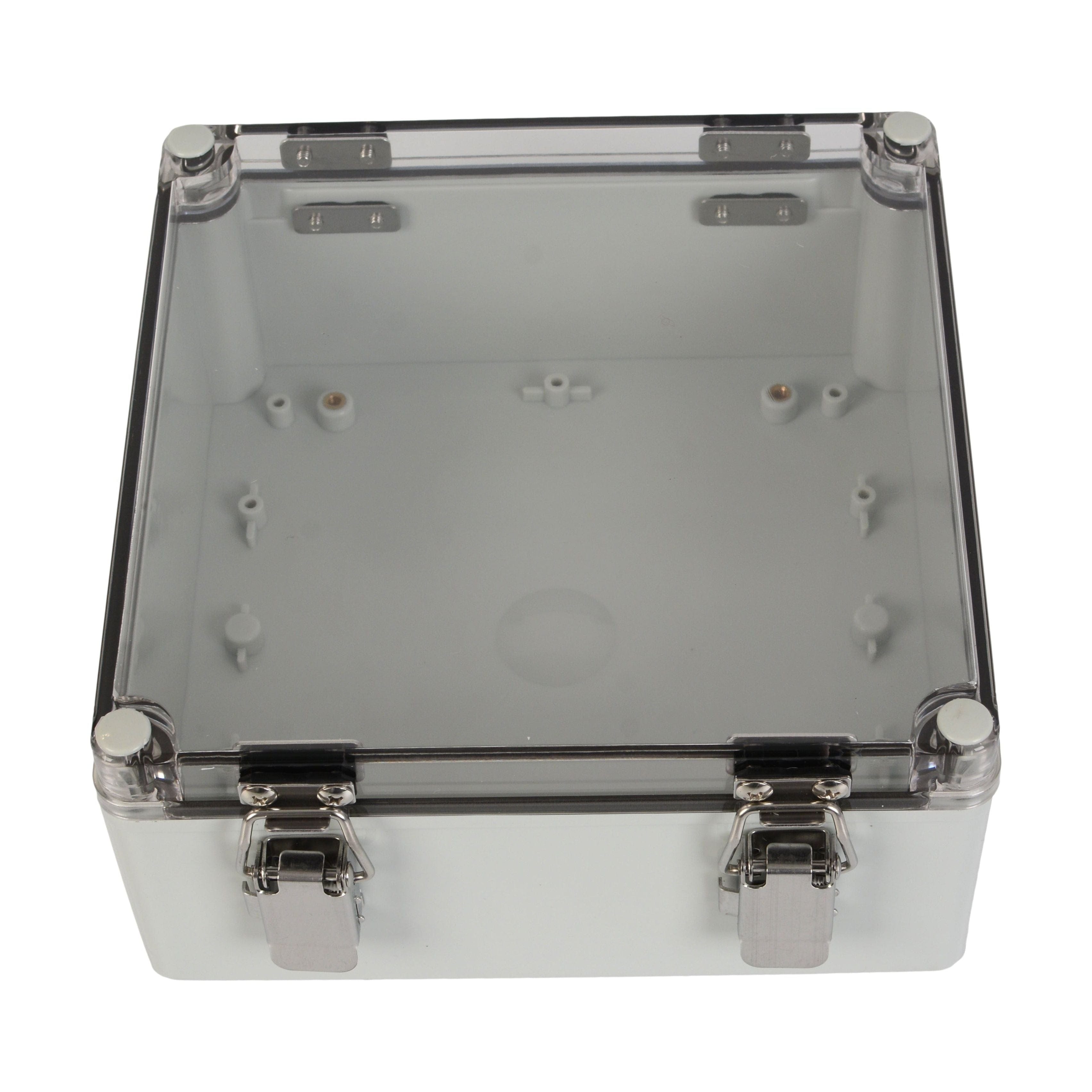 Twin Eagle Imports Junction Box ABS IP66 Clear Lid Hinge Junction Box 200 x 200 x 95mm