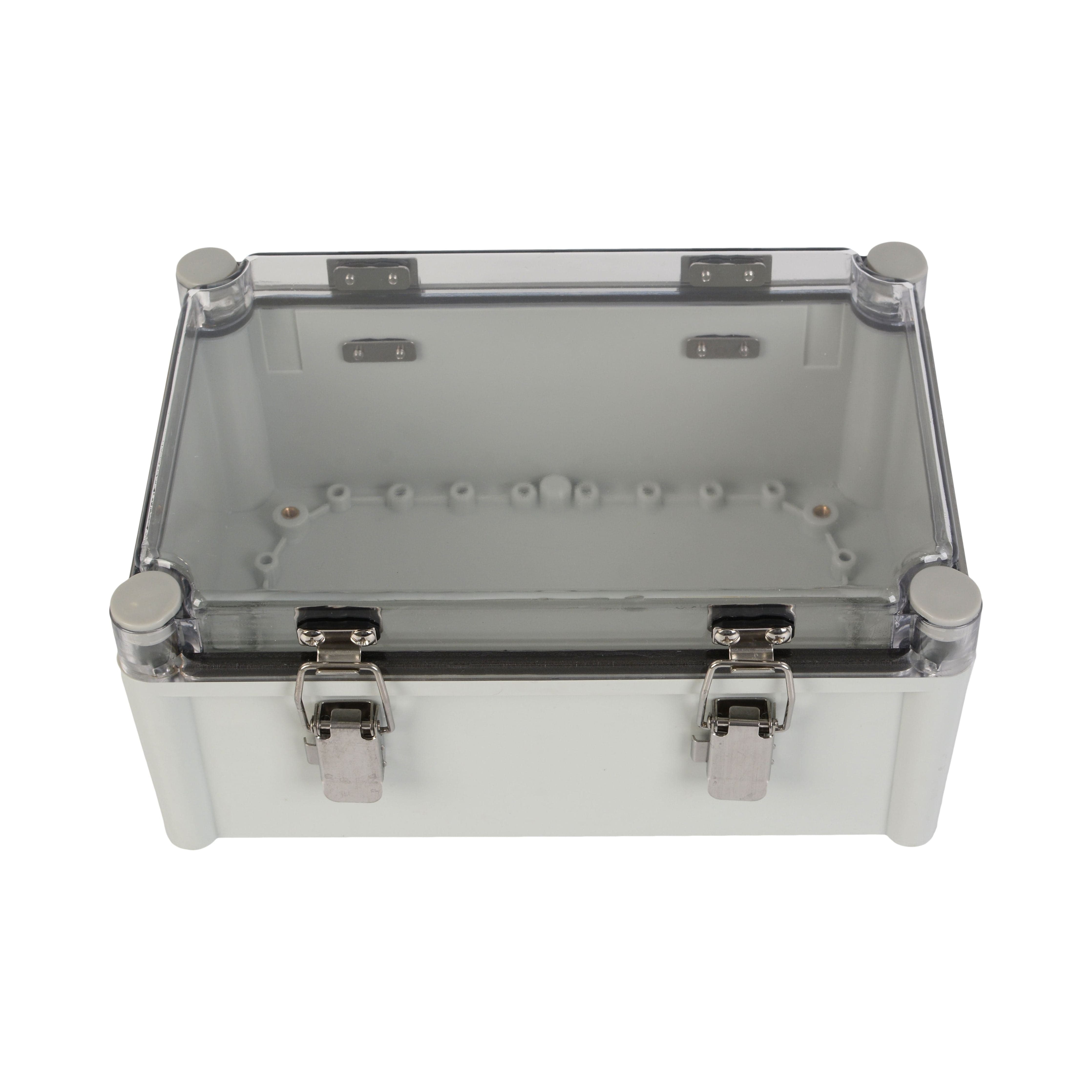 Twin Eagle Imports Junction Box ABS IP66 Clear Lid Hinge Junction Box 280 x 190 x 130mm