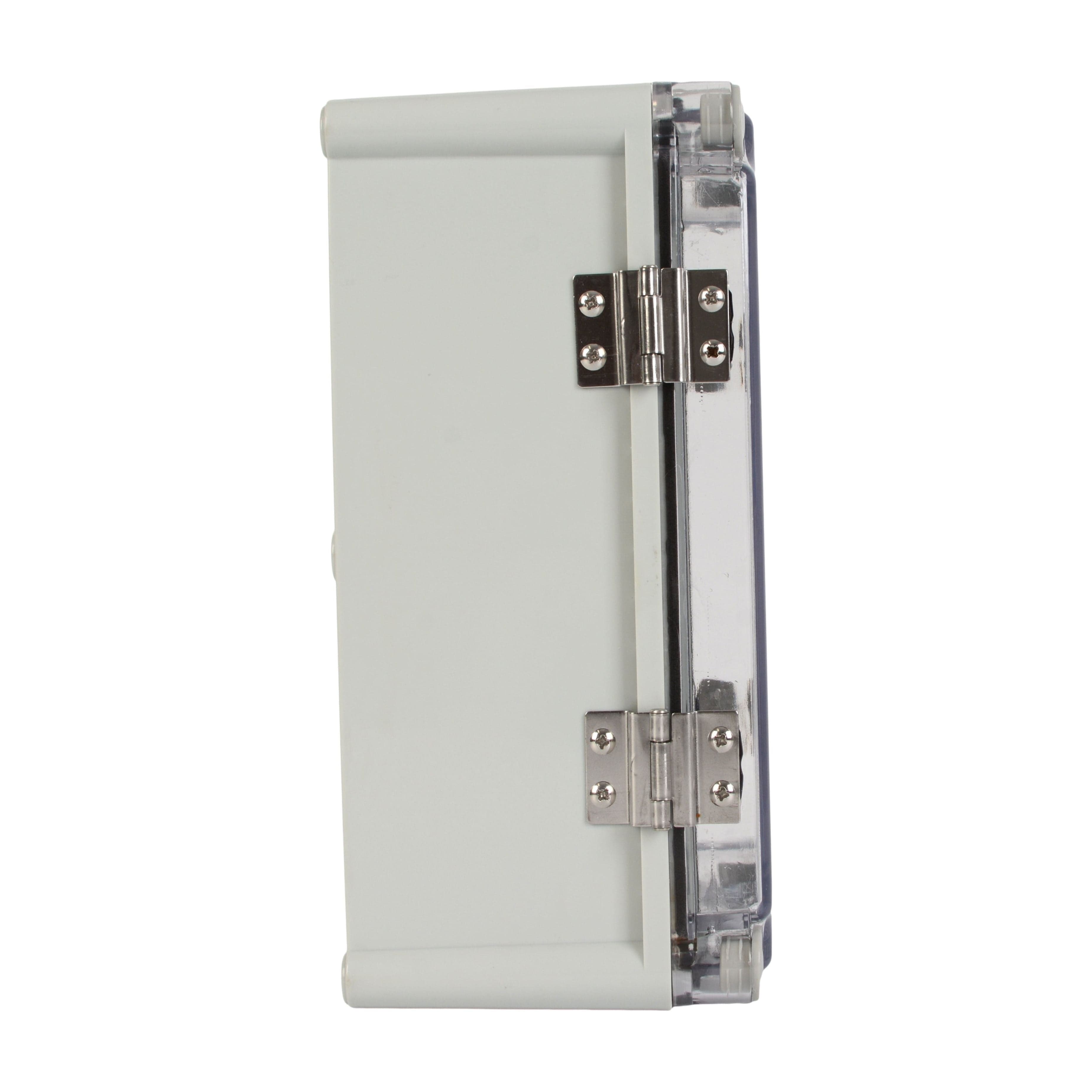 Twin Eagle Imports Junction Box ABS IP66 Clear Lid Hinge Junction Box 280 x 190 x 130mm