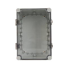 Twin Eagle Imports Junction Box ABS IP66 Clear Lid Hinge Junction Box 280 x 190 x 130mm