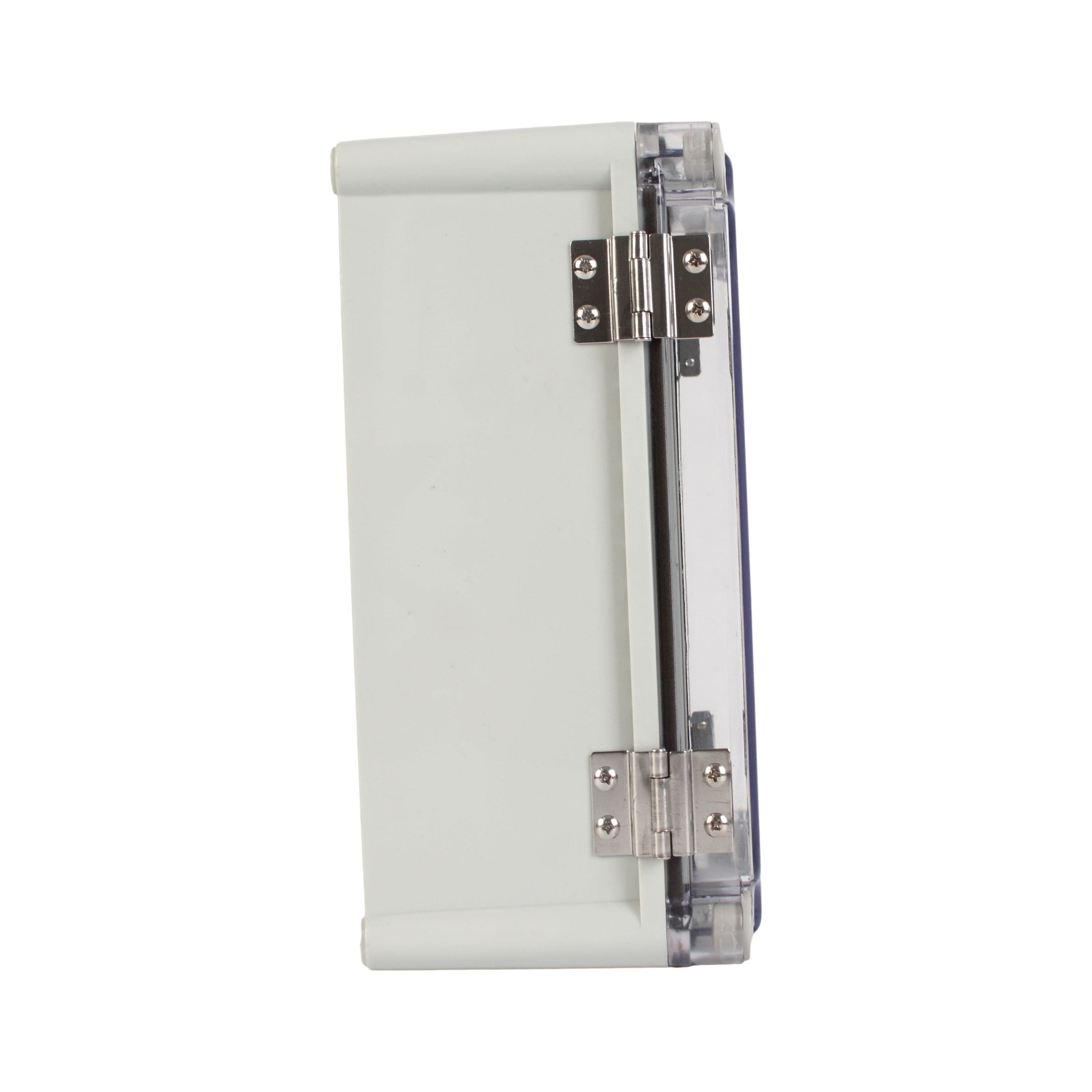 Twin Eagle Imports Junction Box ABS IP66 Clear Lid Hinge Junction Box 280 x 280 x 130mm