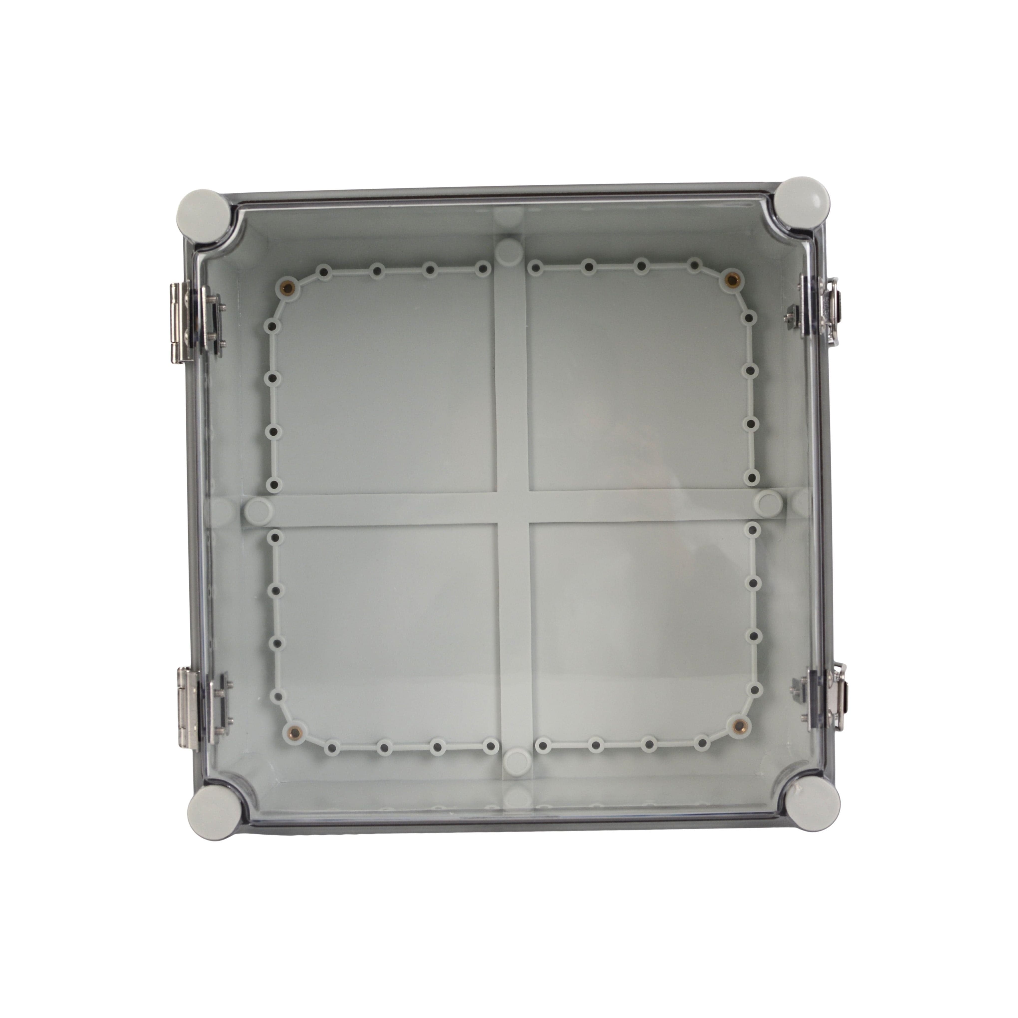 Twin Eagle Imports Junction Box ABS IP66 Clear Lid Hinge Junction Box 280 x 280 x 130mm